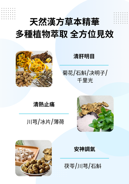 明目冷敷眼貼 - 3盒-1个月量包裝